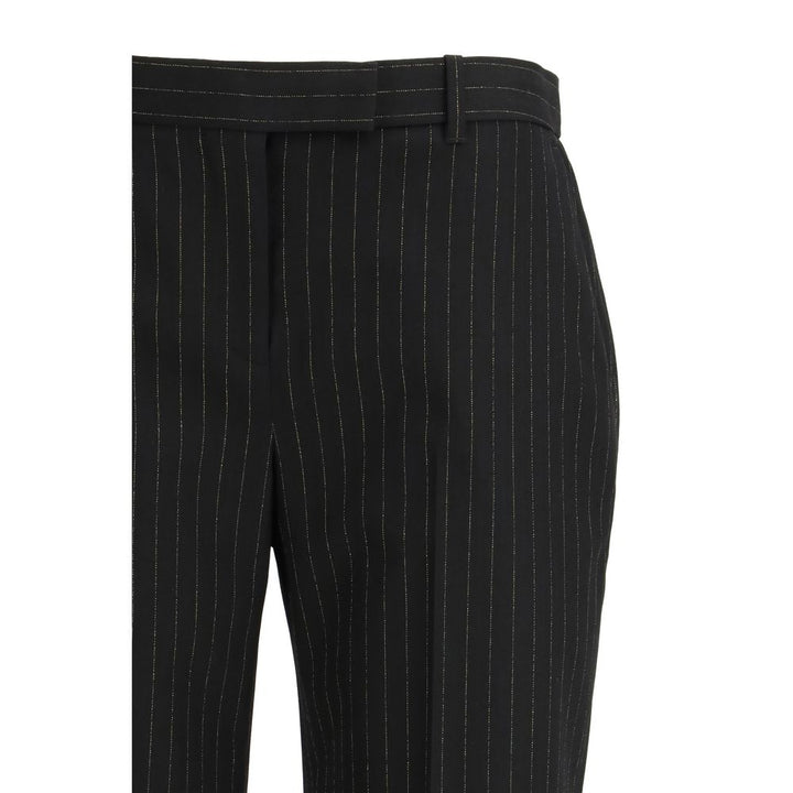 Alexander McQueen Black Wool Oves Aries Dress Pants