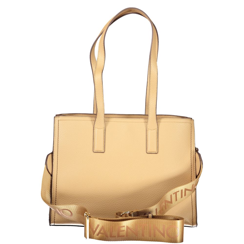 Mario Valentino - Beige Polyurethane Women’s Bag with Shoulder Handles