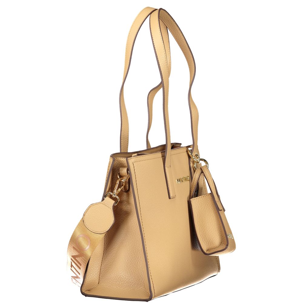 Mario Valentino - Beige Polyurethane Women’s Bag with Shoulder Handles