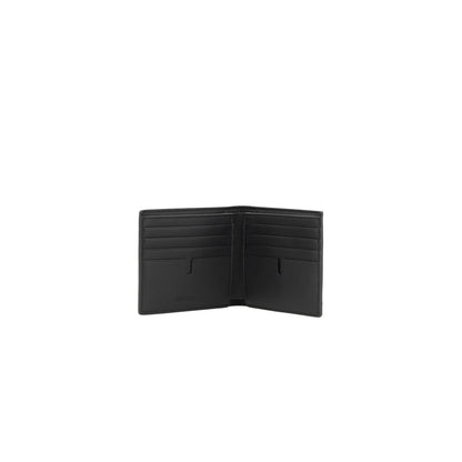 Burberry Black Calf Leather Bos Taurus Wallet