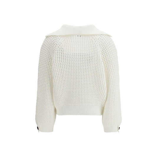 Brunello Cucinelli White Cotton Sweatshirt