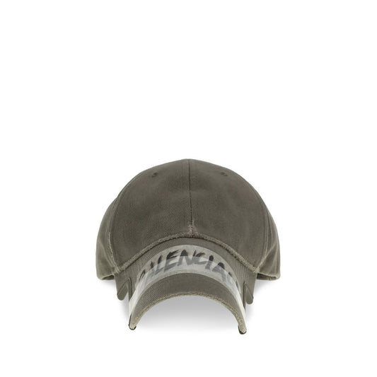 Balenciaga Bicolor Cotton Cap (Baseball Hat)