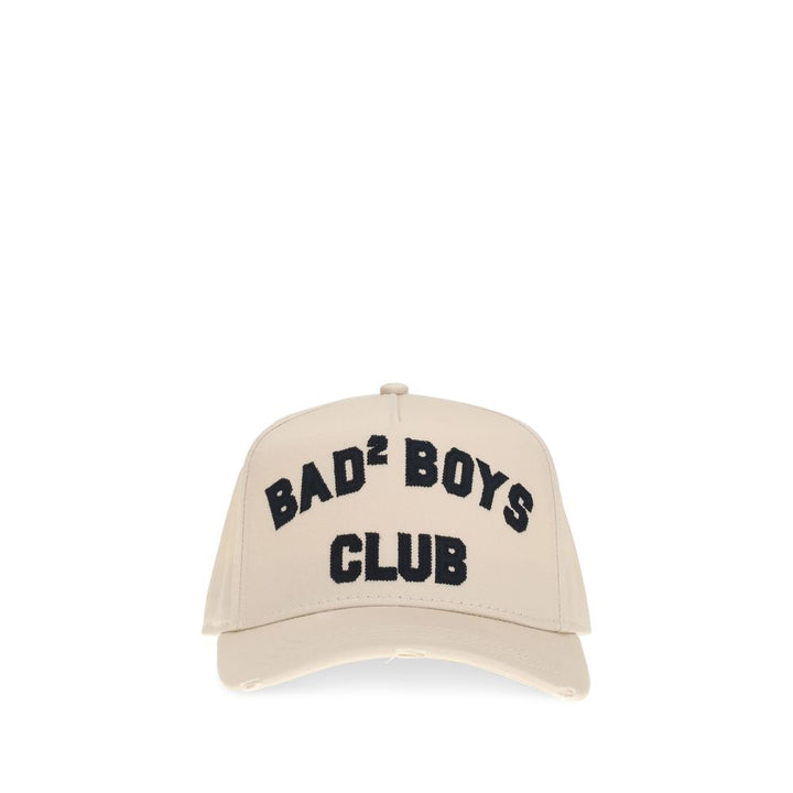 Dsquared² Beige Cotton Cap (Baseball Hat)