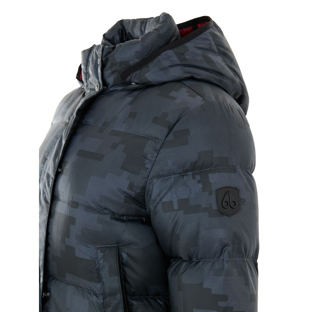 Moose Knuckles Gray Cotton Coat