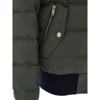 Moose Knuckles Green Cotton Bomber