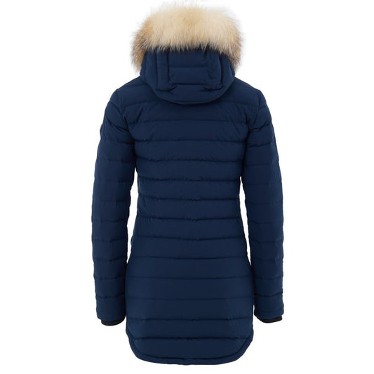 Moose Knuckles Blue Cotton Coat