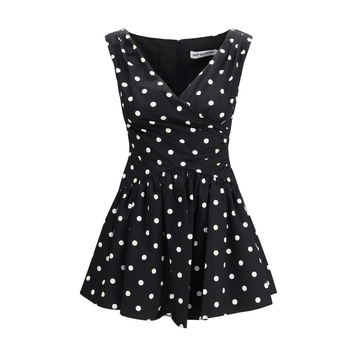 Self-Portrait Multicolor Cotton Casual Dress