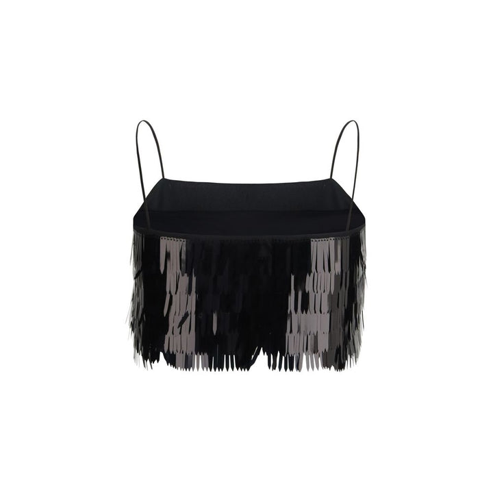 Self-Portrait Black Polyester Blouse