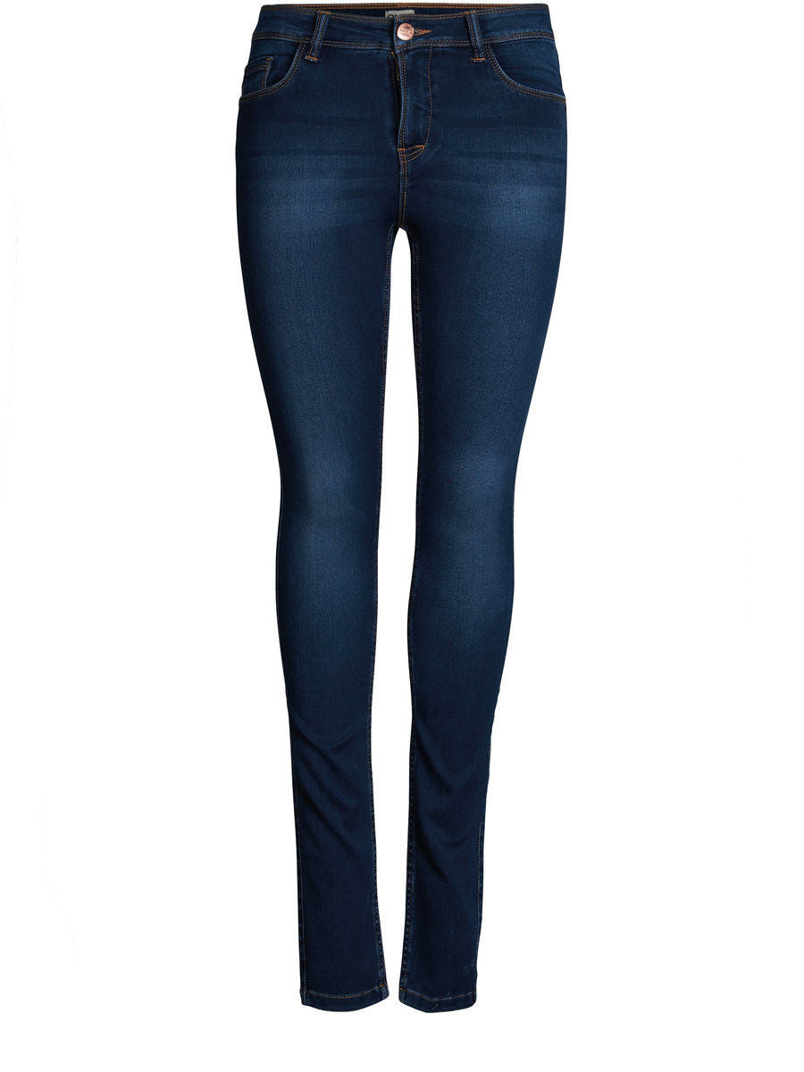 Only Blue Cotton Skinny Jeans