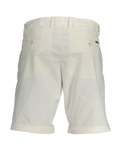 Gant White Cotton Bermuda Shorts