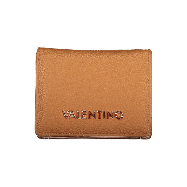 Valentino Brown Polyethylene Wallet