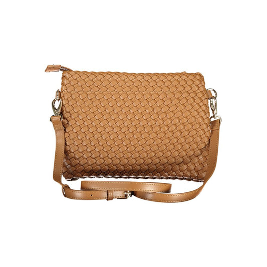 Mario Valentino Brown Polyethylene Handbag