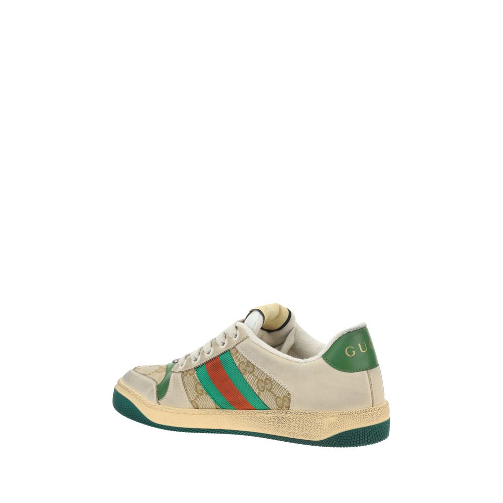 Gucci Multicolor Cotton Low Top Sneakers