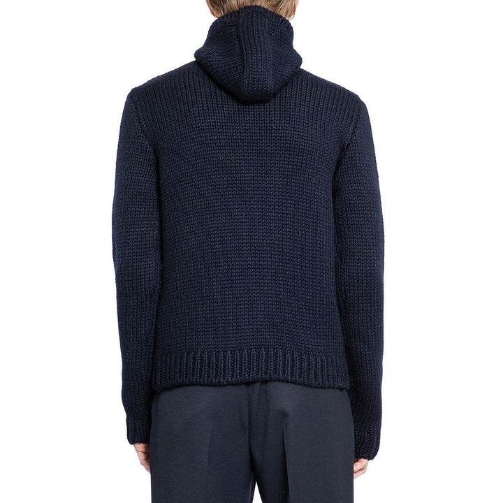 Prada Blue Wool Sweatshirt
