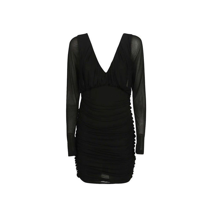 Saint Laurent Black Viscose Cocktail Dress
