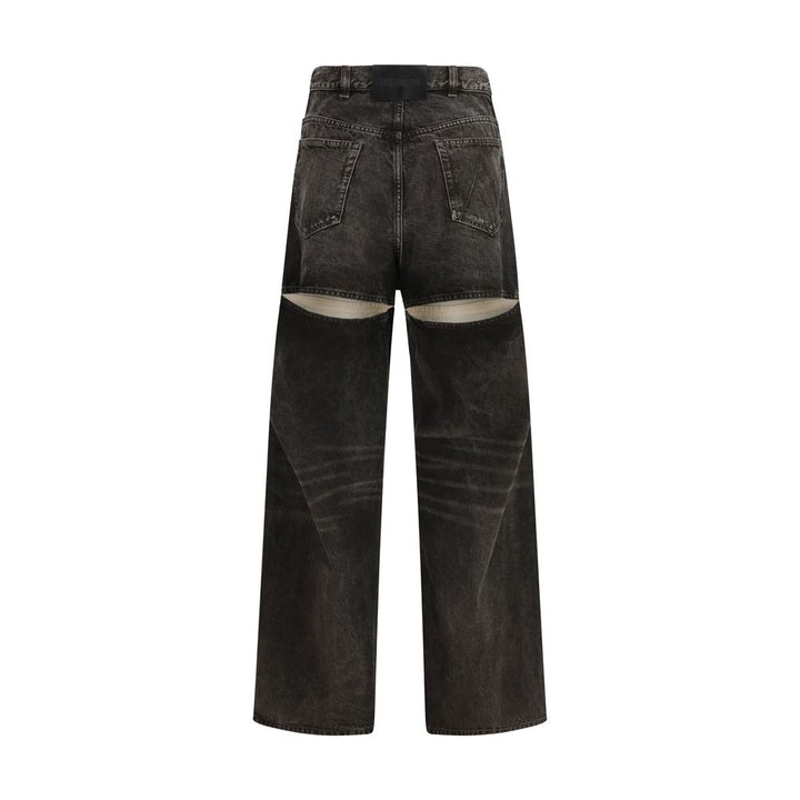 The Attico Black Cotton Jeans Denim