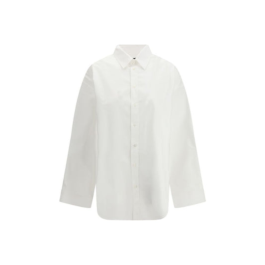 Balenciaga White Cotton Dress Shirt