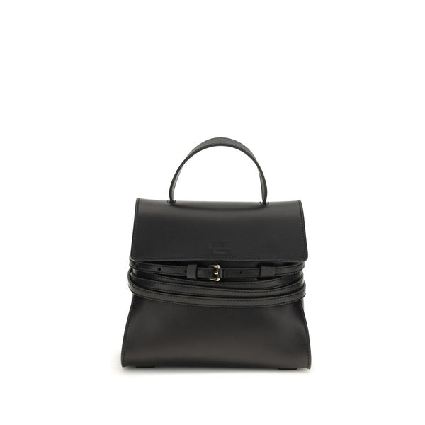 Moschino - Black Calf Leather Bos Taurus Handbag