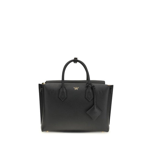 MCM - Black Calf Leather Bos Taurus Handbag