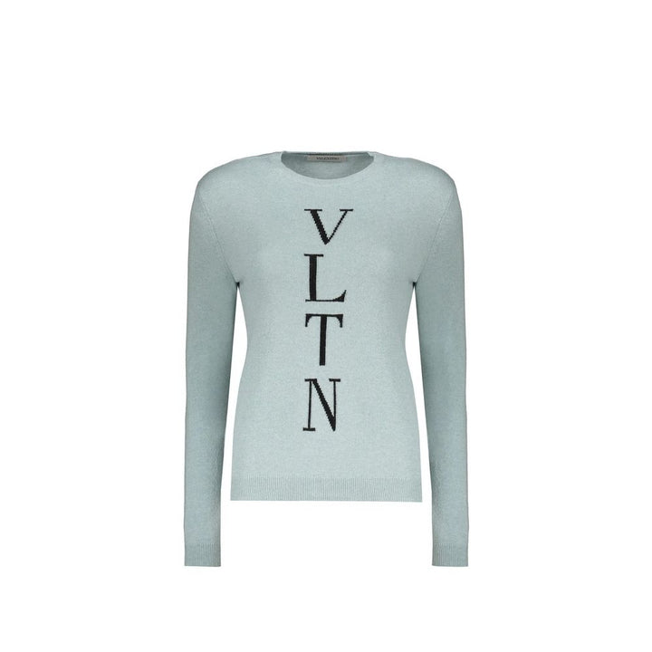 Valentino Blue Angora Sweatshirt