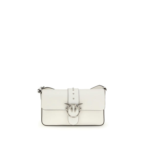 PINKO - White Leather Shoulder Bag