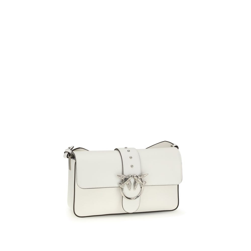 PINKO - White Leather Shoulder Bag
