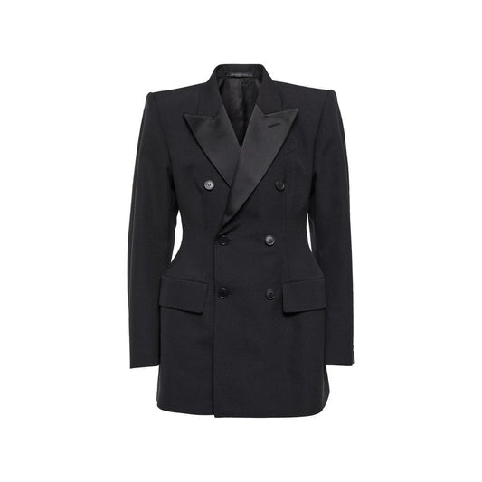 Balenciaga Black Wool Coat