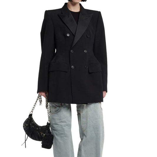 Balenciaga Black Wool Coat