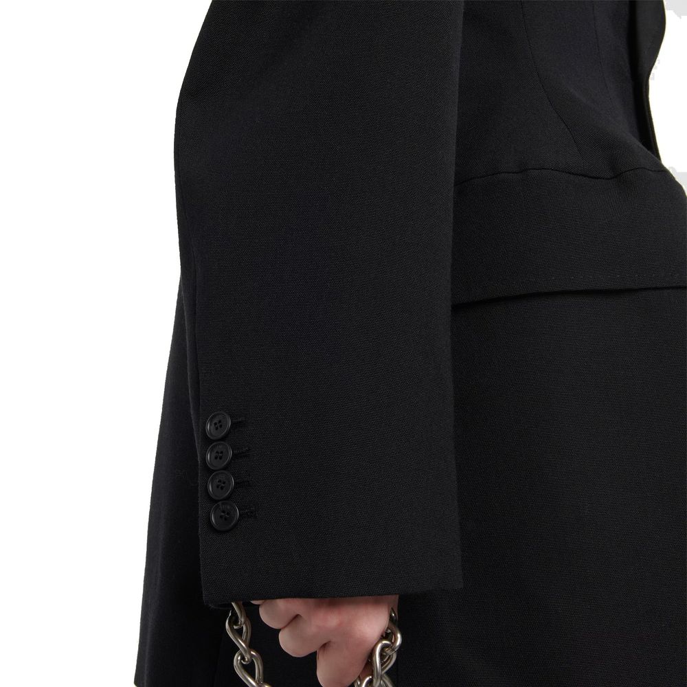 Balenciaga Black Wool Coat