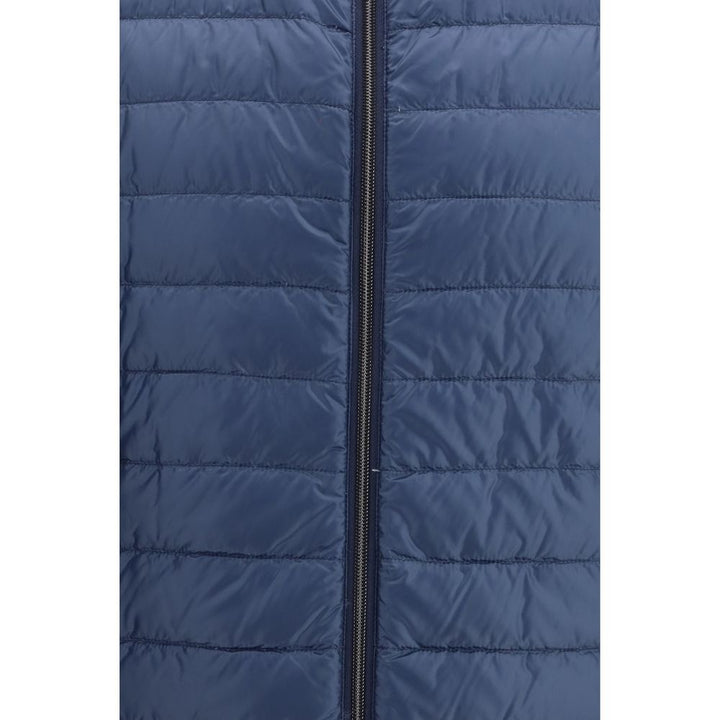 Herno White Polyamide Sleveless Jacket