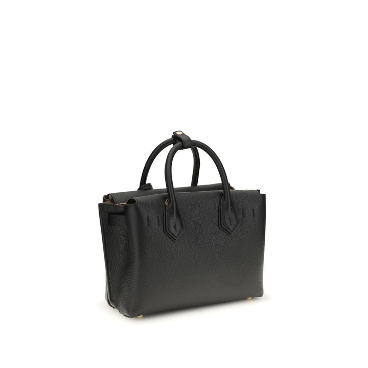 MCM Black Calf Leather Bos Taurus Handbag