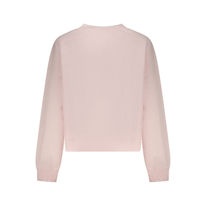 Tommy Hilfiger Pink Cotton Women Sweatshirt