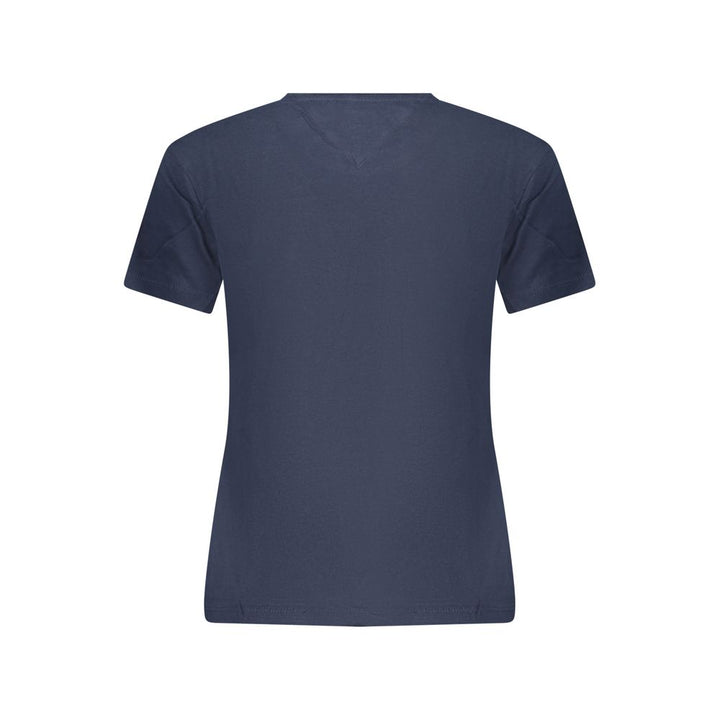 Tommy Hilfiger Blue Cotton Women T-Shirt