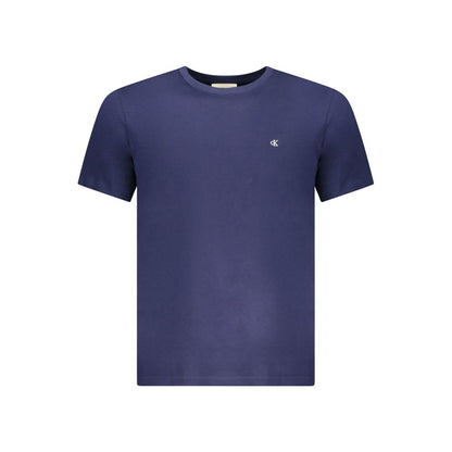 Calvin Klein Blue Cotton Men's T-Shirt