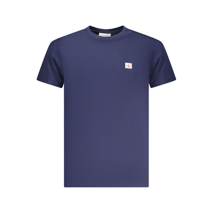 Calvin Klein Blue Cotton T-Shirt