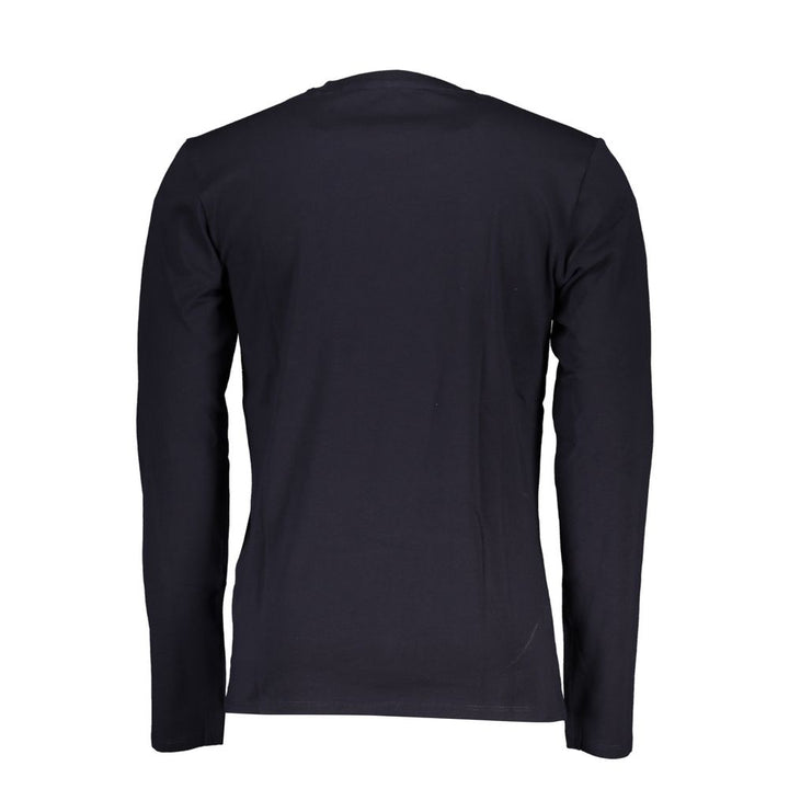 Guess Jeans Blu Cotton Men T-Shirt