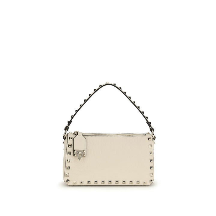 Valentino Garavani Beige Calf Leather Bos Taurus Shoulder Bag