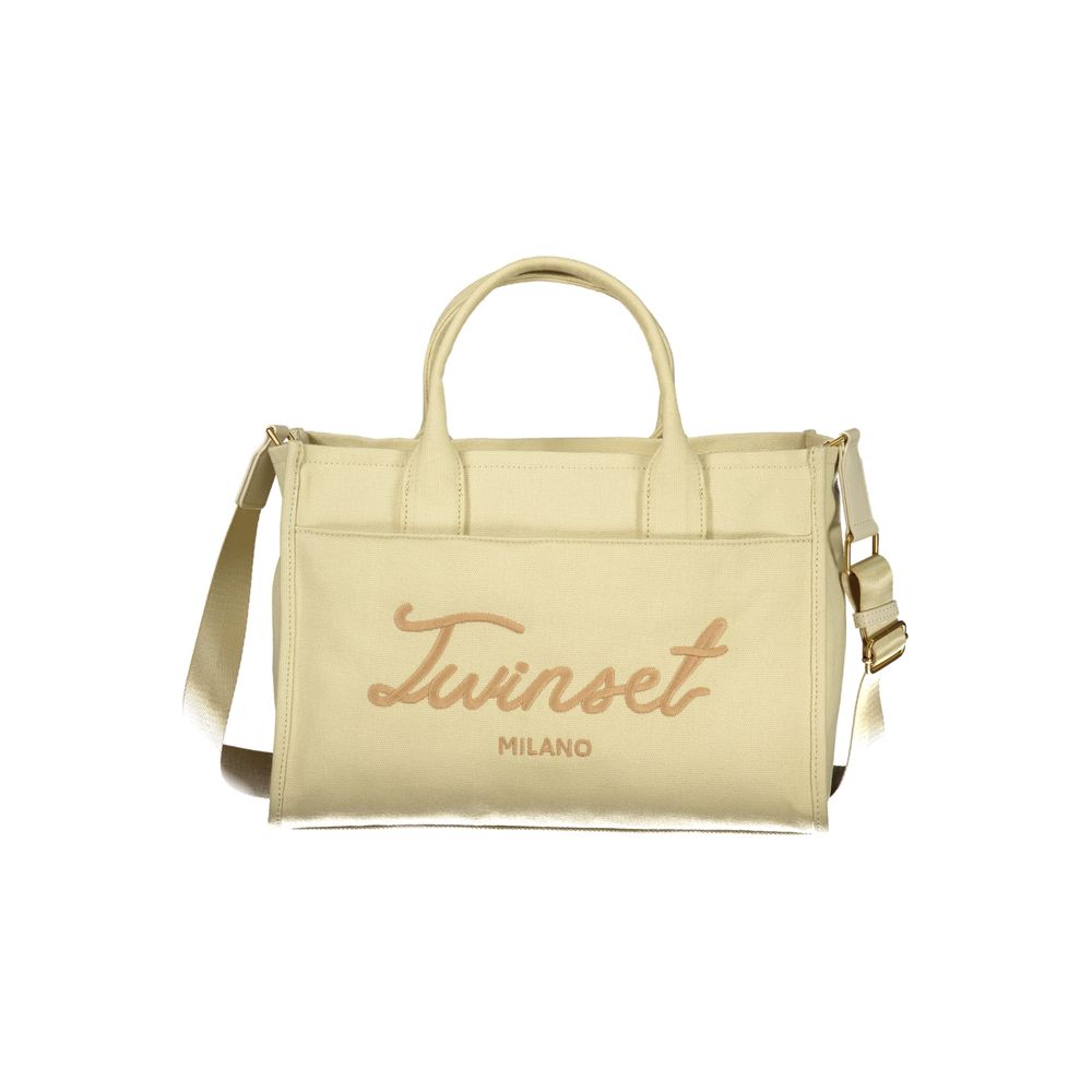 Twinset - Beige Cotton Women Tote
