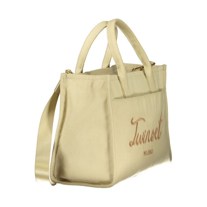 Twinset - Beige Cotton Women Tote