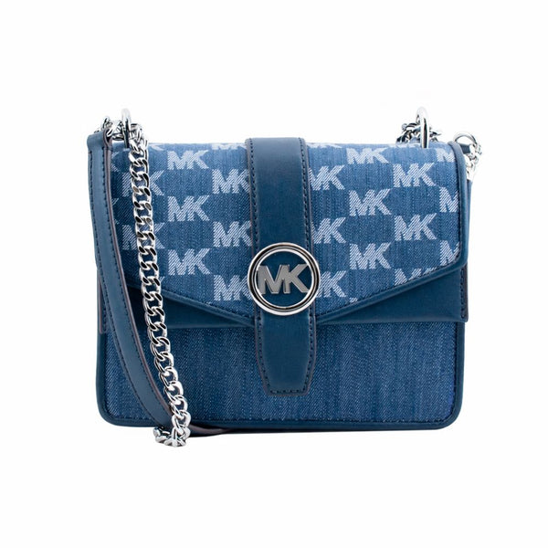Michael Kors - Blue Canvas Crossbody Bag