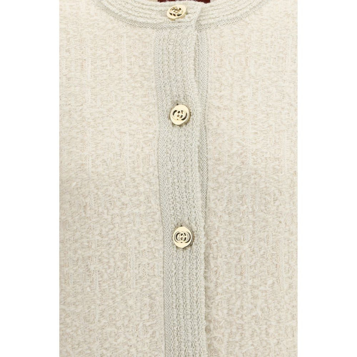 Gucci Beige Wool Cardigan