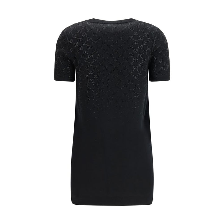 Gucci Black Wool Oves Aries Casual Dress