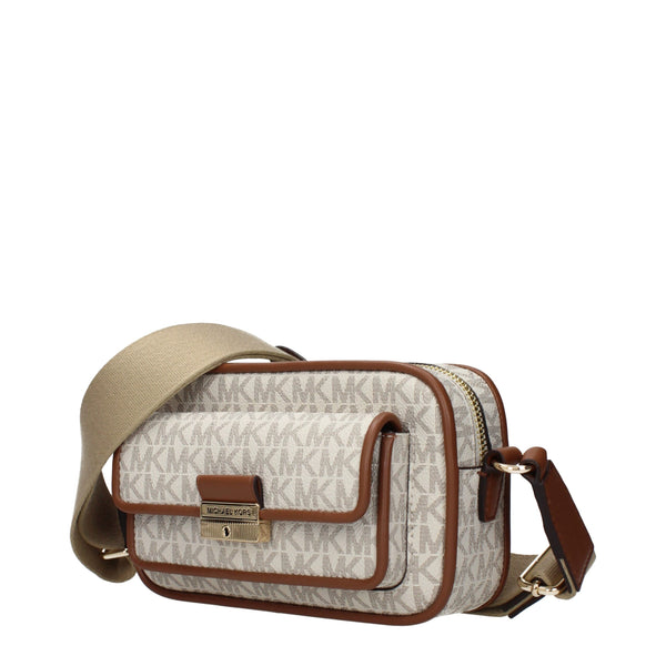 Michael Kors - Beige Fabric Crossbody Bag