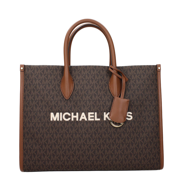 Michael Kors - Brown Fabric Handbag