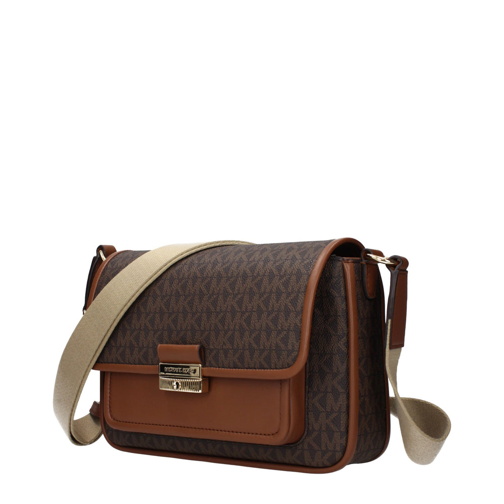 Michael Kors - Brown Fabric Crossbody Bag