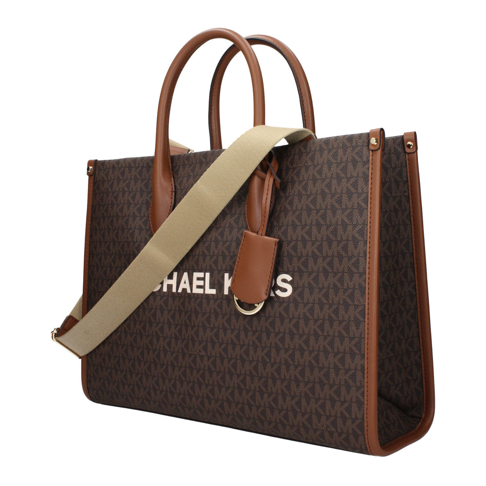 Michael Kors - Brown Fabric Handbag