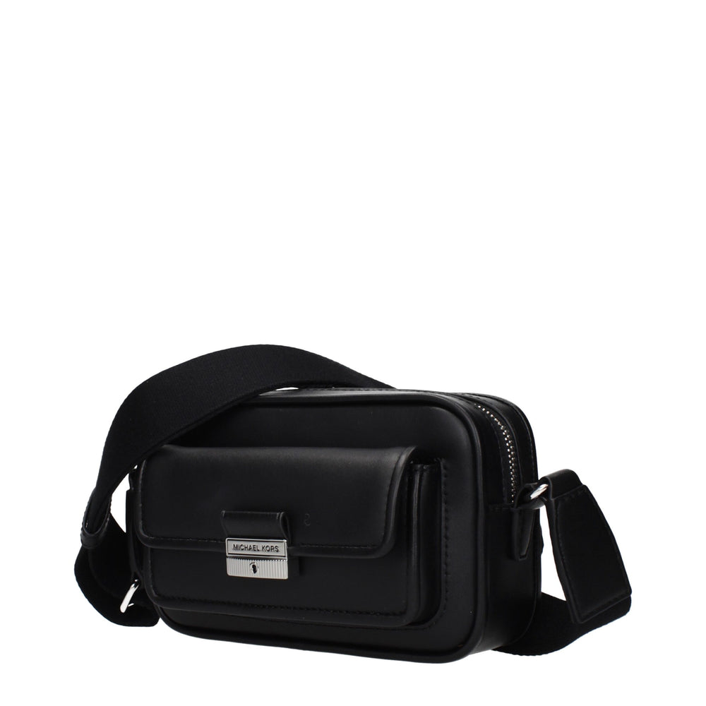 Michael Kors - Black Leather Crossbody Bag