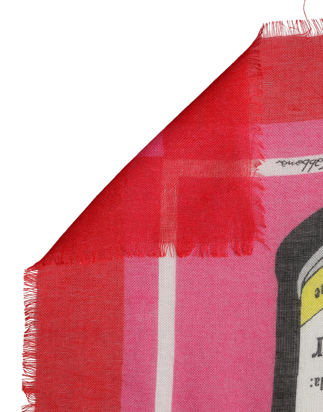 Dolce &amp; Gabbana Pink DG Amore Print Neck Square Shawl 140cm x 140cm Scarf
