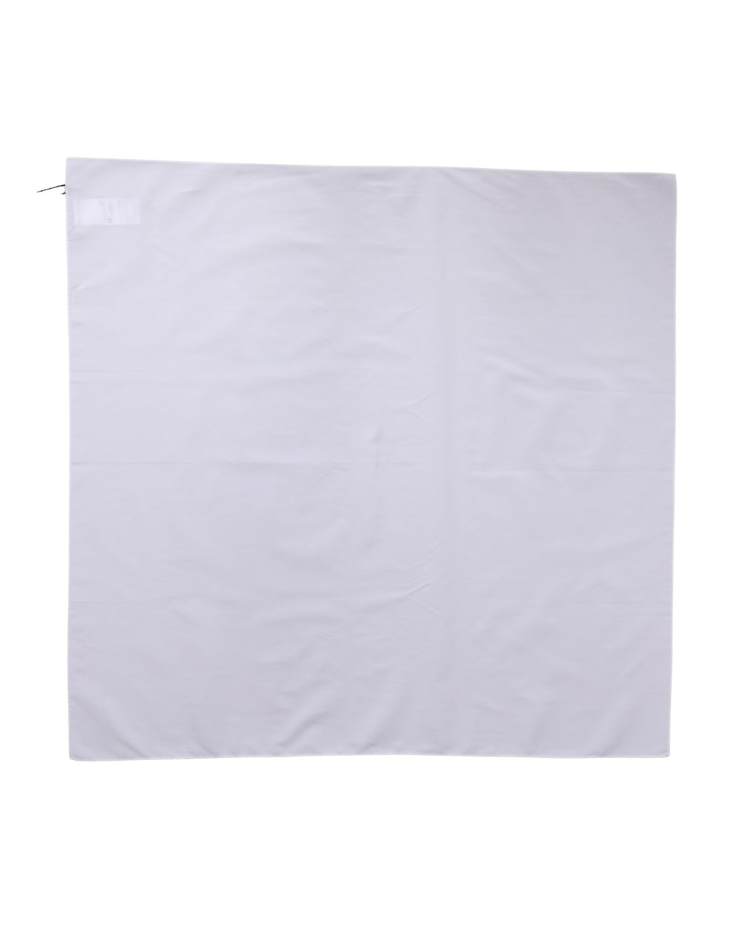 Dolce &amp; Gabbana White Cotton Wrap Square Shawl Stole 71cm x 70cm  Scarf