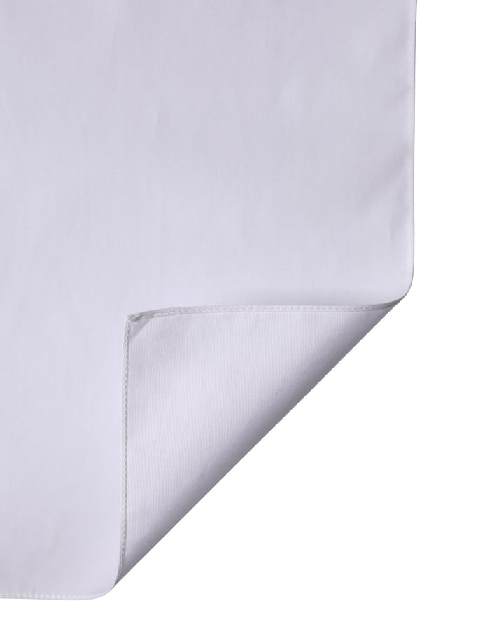 Dolce &amp; Gabbana White Cotton Wrap Square Shawl Stole 71cm x 70cm  Scarf